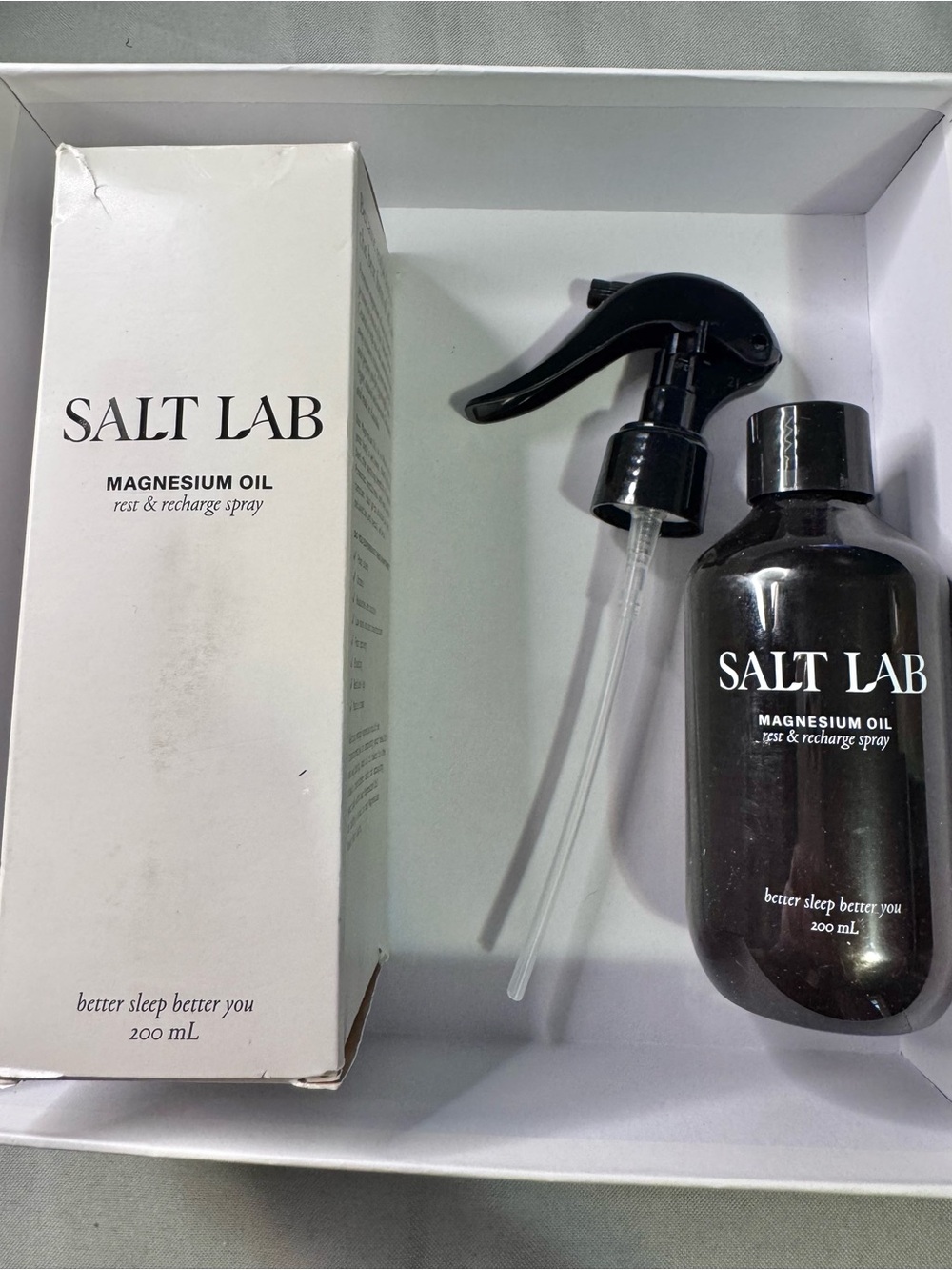 Salt Lab Magnesium Oil Spray - Black